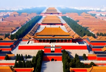 Magnificent panoramic vista of the forbidden city  (3)