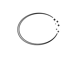 Circle Sparkle Frame 