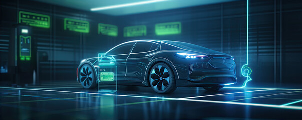 Future car charging technology.