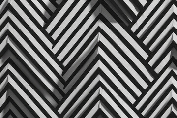 A minimalist, black and white pattern of repeating lines.