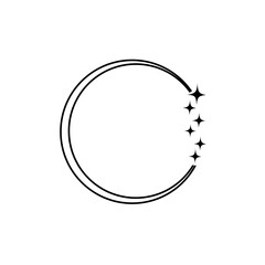 Circle Sparkle Frame 