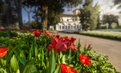 Hidiv Kasri and Gardens in Beykoz Istanbul Turkey