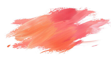 Peach brush stroke