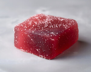 Ruby Dust: A Glimpse of the Intense Red Gummy Cube
