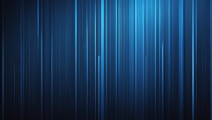 Abstract Background with Vertical Thin Lines in Vibrant Blue Hues.