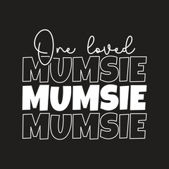 One loved Mumsie, 100th day girl shirt, 100th day anniversary gift, 100th day couple gift, personalized 100th day present, tshirts, SVG, funny, mumsie shirt