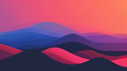 Minimalist backgrounds with solid colors or gradients