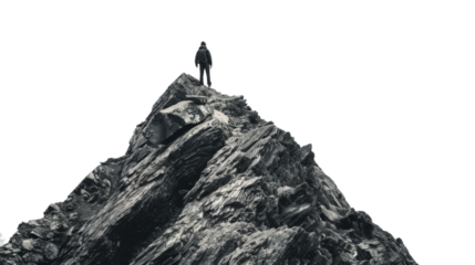 Hiker on top of the mountain