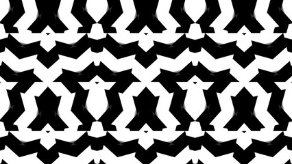 Abstract background black and white design concept line. Seamless textile fabrics design illustration background.