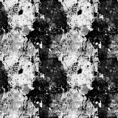 black and white grunge scuffed background, repeatable seamless background pattern tile