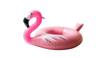 Pink pool inflatable flamingo