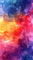 Abstract watercolor background. hand-drawn illustration. colorful background,atercolor background blue smear, stock illustration for design and decor, white background, banner, template, poster, card
