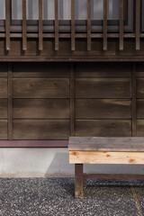 街中の様々な建造物の壁の模様