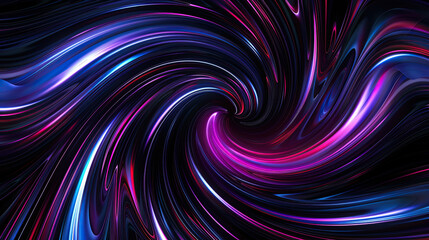 Dark Holographic Swirl Background