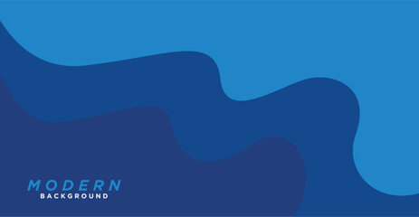 Blue Color geometric background. Liquid color background design. Fluid shapes composition