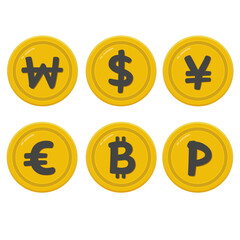 coins of each country