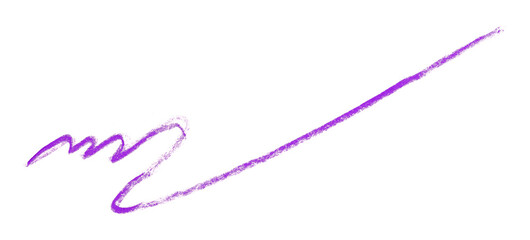 purple pencil strokes isolated on transparent background