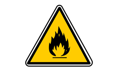 fire warning sign