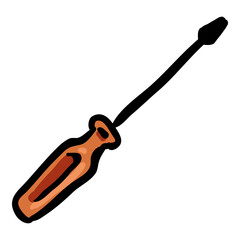 Screwdriver - Hand Drawn Doodle Icon