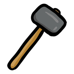 Sledgehammer - Hand Drawn Doodle Icon