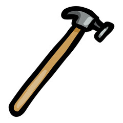 Hammer - Hand Drawn Doodle Icon