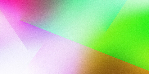 Abstract multicolored green pink turquoise purple orange brown shapes on grainy pixel background. Ideal for design, wallpapers, art. Premium vintage style
