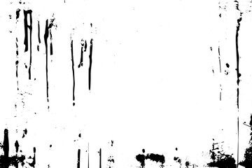 black ink dripping on grunge textured black and white background