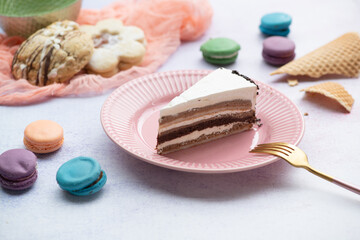 cream with chocolate