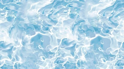 AI generated illustration of blue pool water with rippling waves