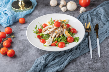 salad with grilled vegetables