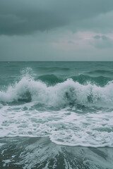 Fototapeta premium waves on the beach