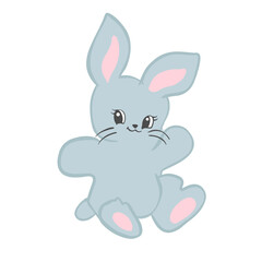 easter bunny with so cute for coquette or y2k graphics