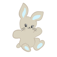 easter bunny with so cute for coquette or y2k graphics