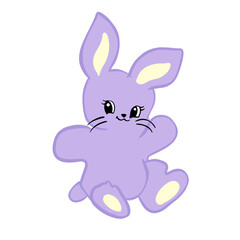 easter bunny with so cute for coquette or y2k graphics