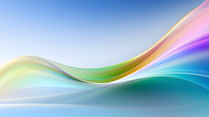 Digital technology rainbow coloured contrails abstract poster web page PPT background