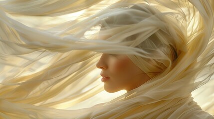 Mystical Drapery Dance, generative ai