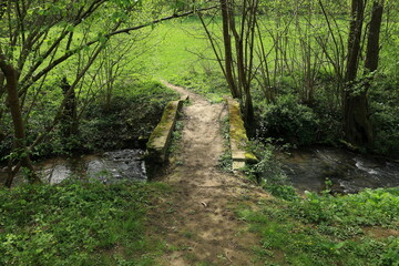 Steinbrücke über den Kreuzbach im Heckengäu 