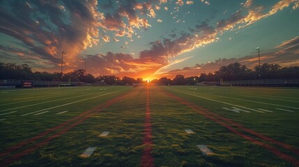 Texas High School Football: Community Spirit, generative ai