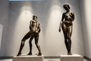 A Symphony of Elegance: Women's Figures Reimagined