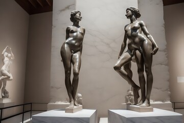 Graceful Guardians: Women in Museum Sculpture
