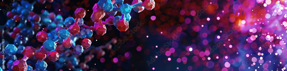 Poster several bubbles of various sizes floating in the air against a clear sky background