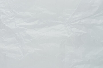 Texture of crumpled white paper page