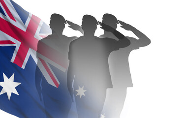 Obraz premium Anzac is the Australian national holiday. 3d illustration