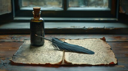 Mysterious Glyphs: Ancient Script on Stone, generative ai