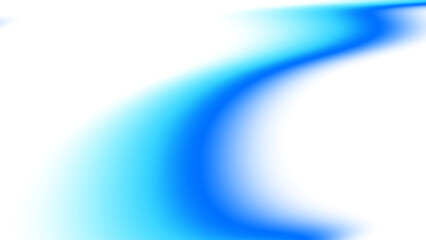 Blurred transparent gradient background. Elegant blue wavy line on Transparent png overlay background