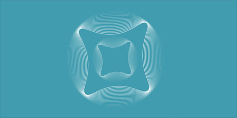 Modern abstract background with shining geometric shapes. Modern shiny white gradient lines pattern design. Simple clean graphic element. Futuristic style. illustration