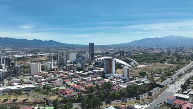 Aerial View of La Sabana Park and Costa Rica National Stadium