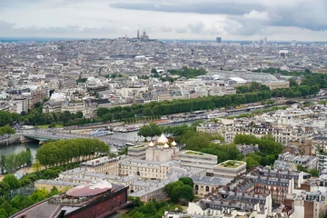 Fotobehang View of Paris from the Eiffel Tower. © Mariusz