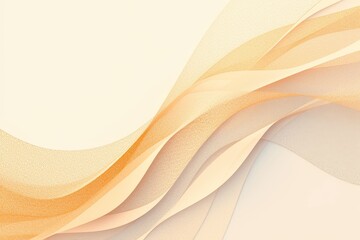 peach colored background with wavy paper