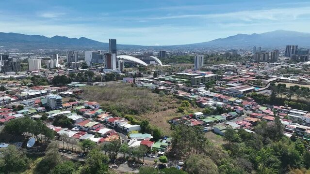 Aerial View of La Sabana Park and Costa Rica National Stadium